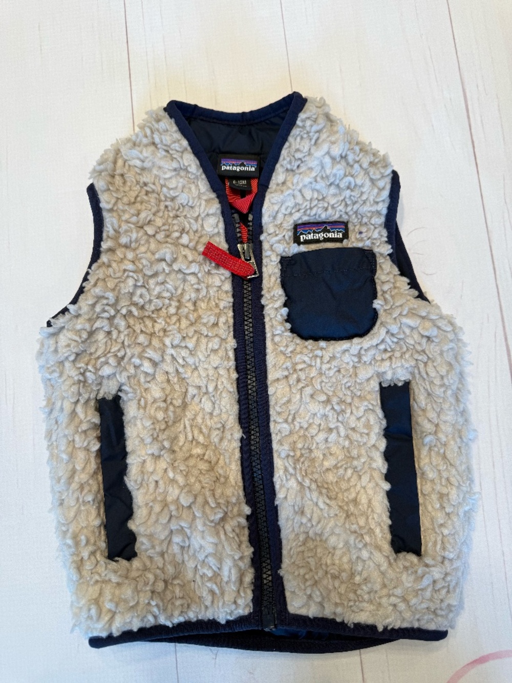 Patagonia Baby Retro-X Vest Size 6-12 Months
